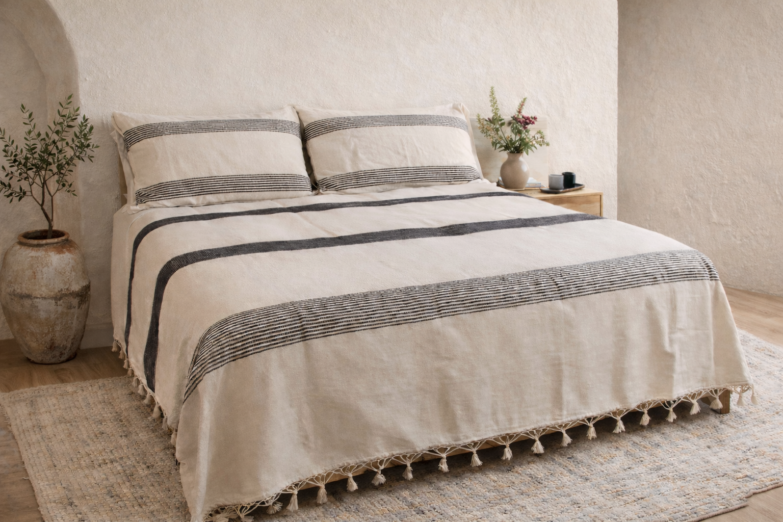 Mediterranean white and Black